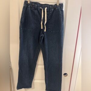 Women’s Blue Jeans with Drawstring Waist
